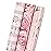 MAYPLUSS Pink Wrapping Paper Roll - Mini Roll - 17in X 120in Per roll - 3 Different Pink Floral Design (42.3 sqft) for Birthday, Holiday, Wedding, Baby Shower Valentine\'s Day