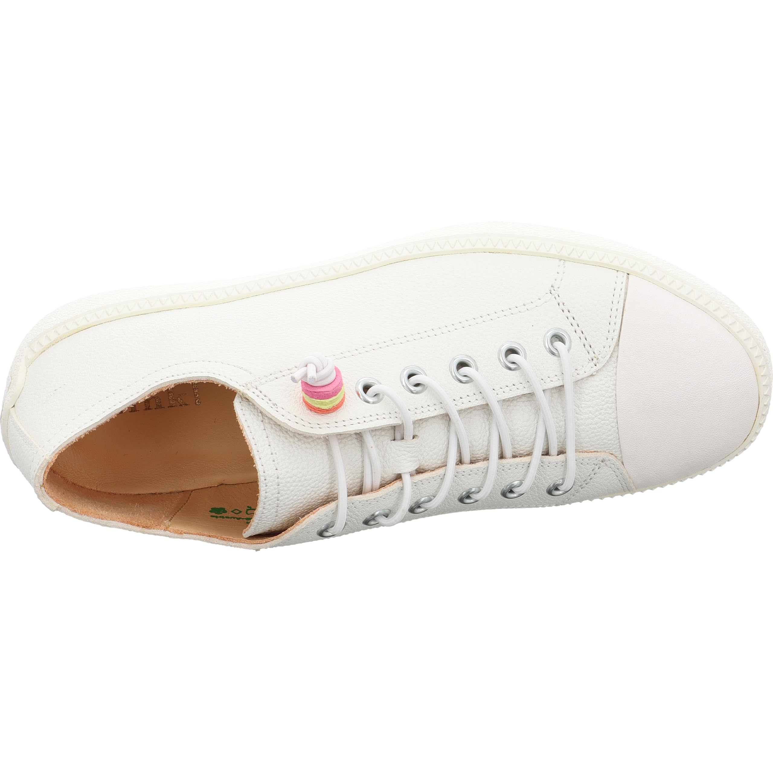 Think! Damen TURNA chromfrei gegerbte nachhaltige Halbschuhe, Bianco/Kombi 1000 – Ansicht 4