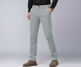 Men's Premium Regular Fit Trousers | Lightweight Durable Fabric | Utility Pocket Design | Comfortable Waistband | Perfect for Office, Travel, Casual O