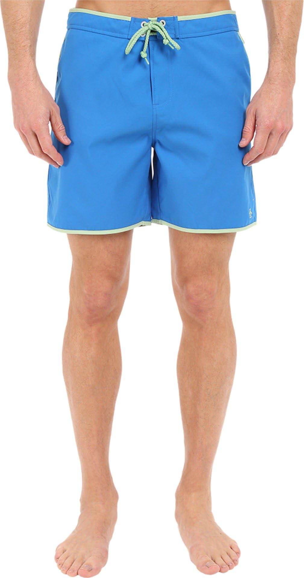 Original Penguin Men's Earl Fixed Waist Volley Swim Trunk