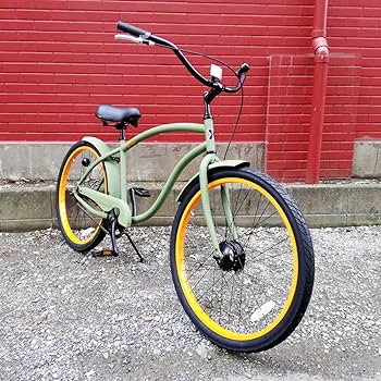 Amazon | 自転車 通販 RAINBOW 26TYPE-X CRUISER カーキ