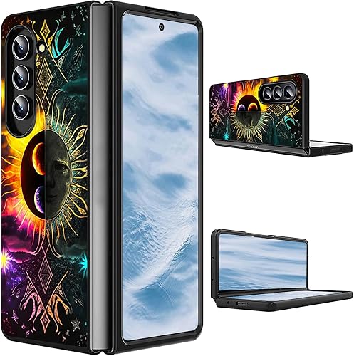 Vista 18 de Funda protectora para Samsung Galaxy Z Fold 5 2023 Slim Light Hard PC Shook Proof Funda protectora para Samsung Galaxy Z Fold 5 7.6 pulgadas - Flor