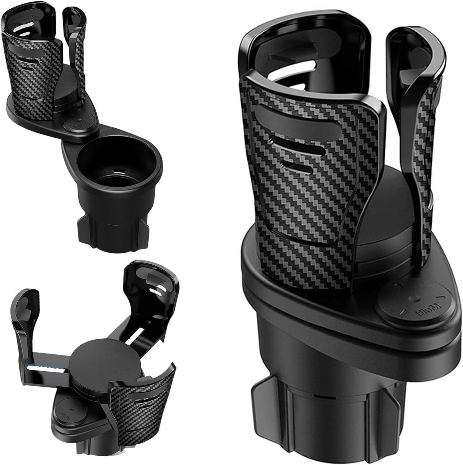 TRIIR 2 in 1 Cup Holder Expander for Car, Multifunction