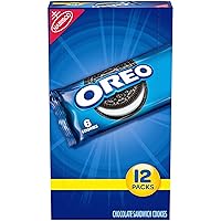 Vista 37 de OREO Minis - Galletas sándwich de chocolate, 12 tazas de aperitivos de 3.5 onzas