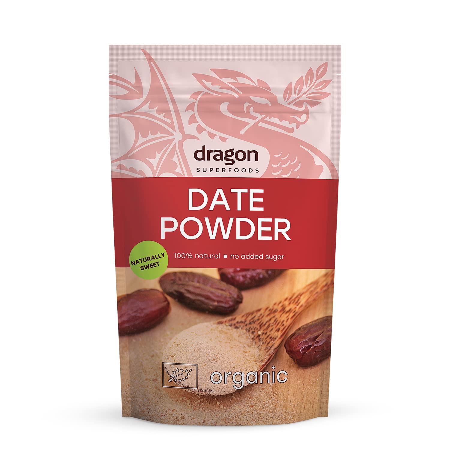 Dragon Superfoods Poudre de dattes - 100% bio, végétalienne et sans gluten, naturellement sucrée, multipack de 6 x 250 g