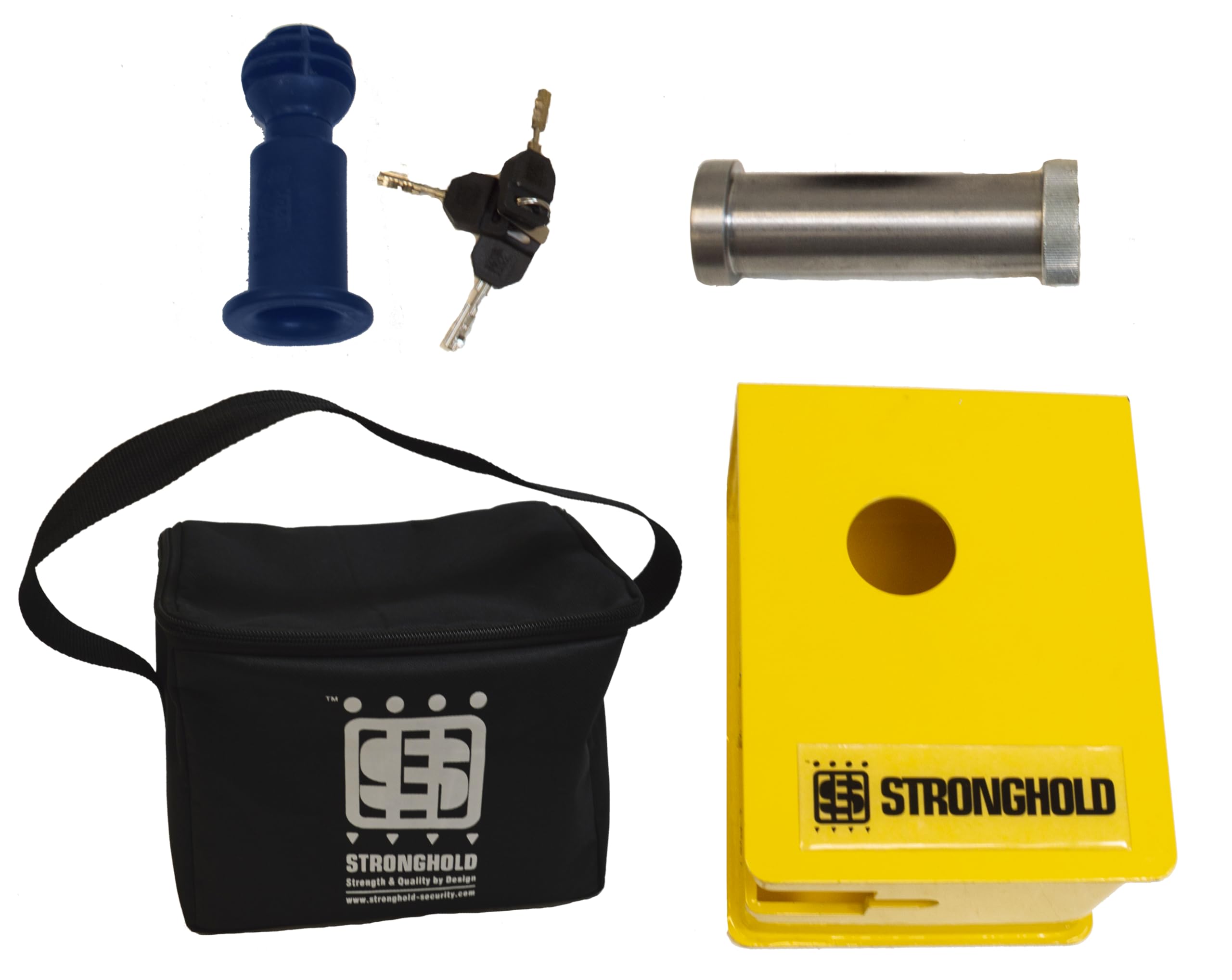 Maypole Verrou d'attelage Stronghold pour attelage Knott, Steelpress et Winterhoff en Acier pressé Sold Secure Gold Standard | Sold Secure Gold Standard