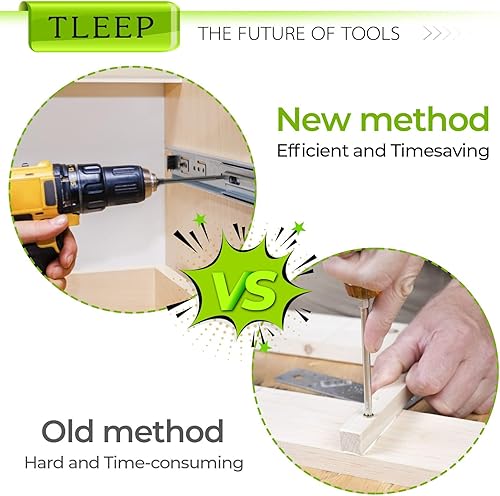 Miniatura 8 de TLEEP 10 brocas de llave Allen de cabeza hexagonal de 3.937 in de largo, 14 de pulgada, 516 a 564 pulgadas, SAE, puntas magnéticas para