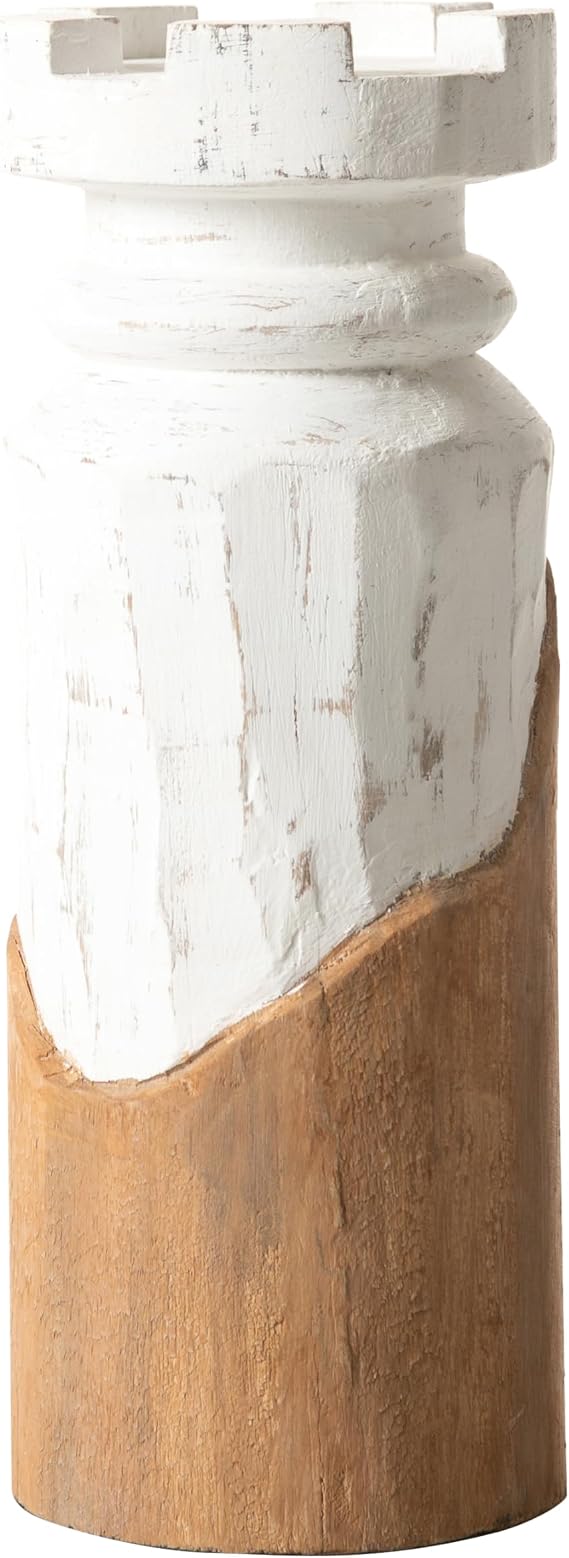 Mudo Home Pantheon Beyaz Kale 11X10X29 cm