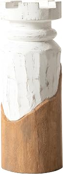 Mudo Home Pantheon Beyaz Kale 11X10X29 cm
