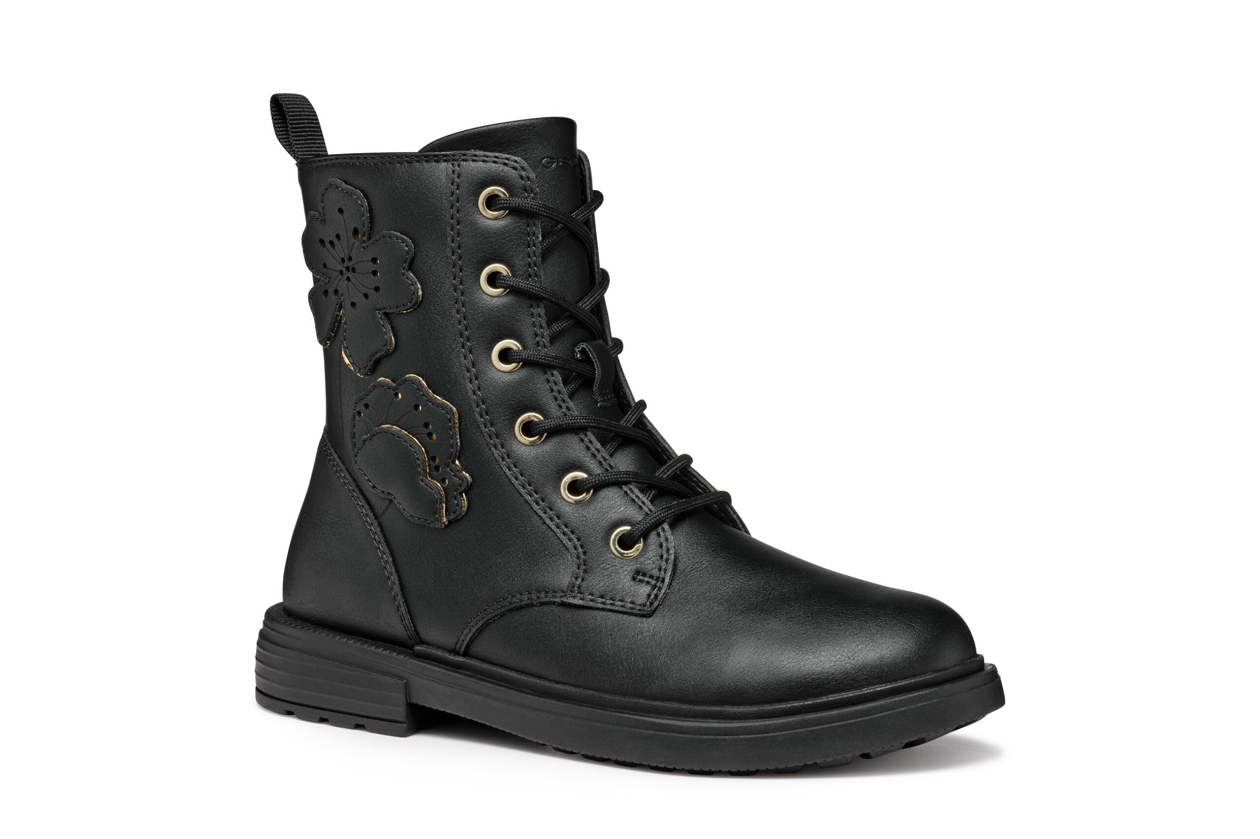 Geox Girls' J Eclair GirlAnkle Boot, black, 2.5 UK