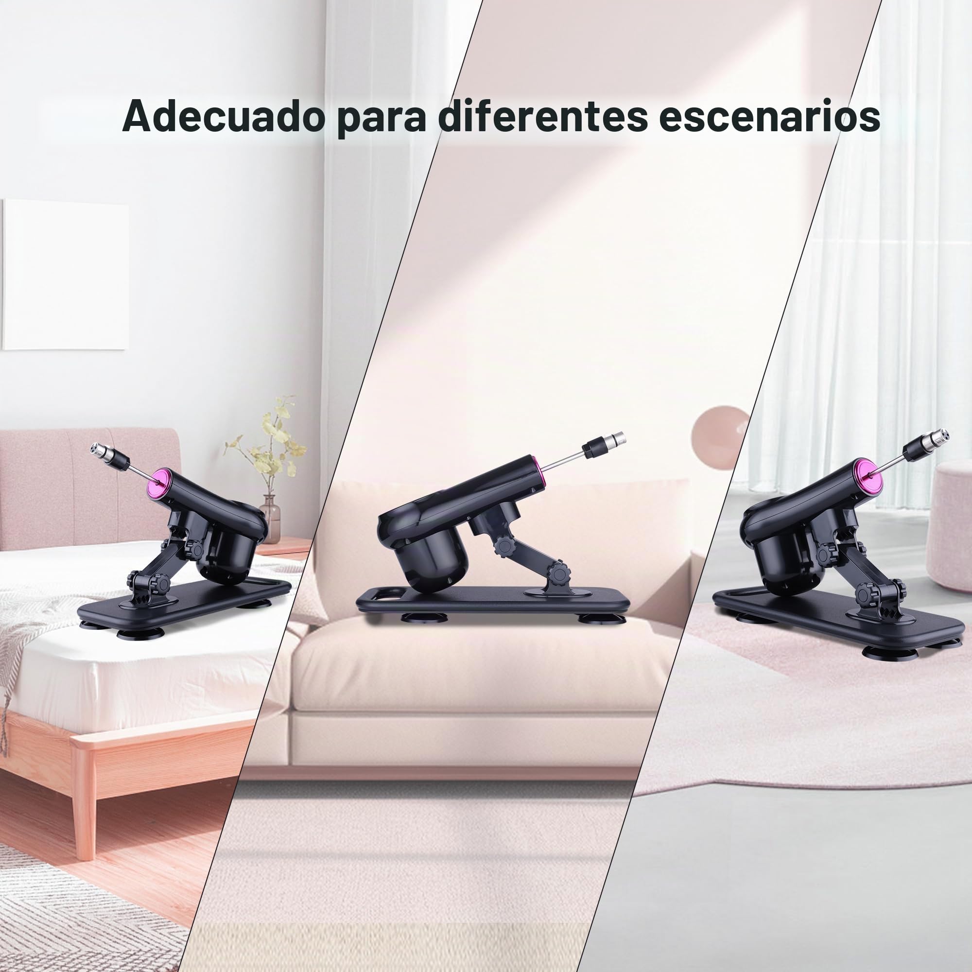 Sexmachine Máquina Sexual para Mujeres y Hombres, dildo machine Máquina de Empuje Ajustable con Control Remoto, Máquina Sexual con Dildos, Juguetes para Adultos y Parejas，Sex Toys
