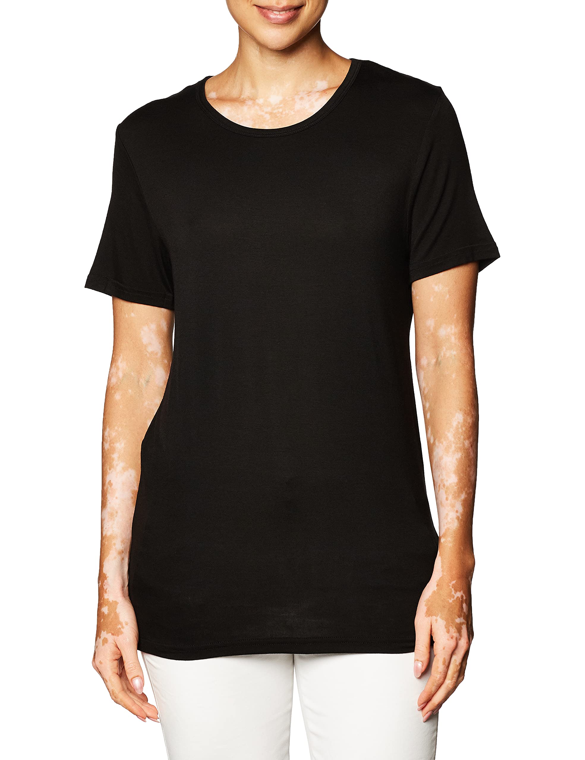 Layers Women's Silky Knit Short Sleeve Tee