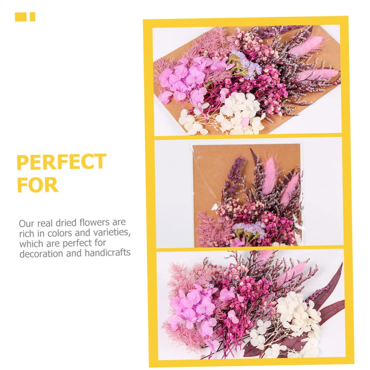 STOBAZA 2pièces De Fleurs Séchées Matériaux pour Bougies Aromatiques Fleurs Décoratives pour Artisanat Et Décoration Intérieure