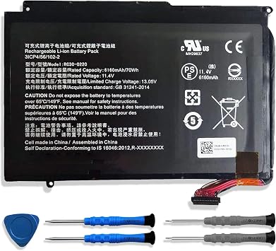 RC30-0220 Battery for Razer Blade 17 E75 RZ09-0220 RZ09-02876 02877 02878 RZ09-03147 2019 RZ09-02202 RZ09-02202E75 RZ09-02202E75-R3B1 RZ09-02202E75-R3C1 RZ09-02202E75-R3U1 R3G1 R341
