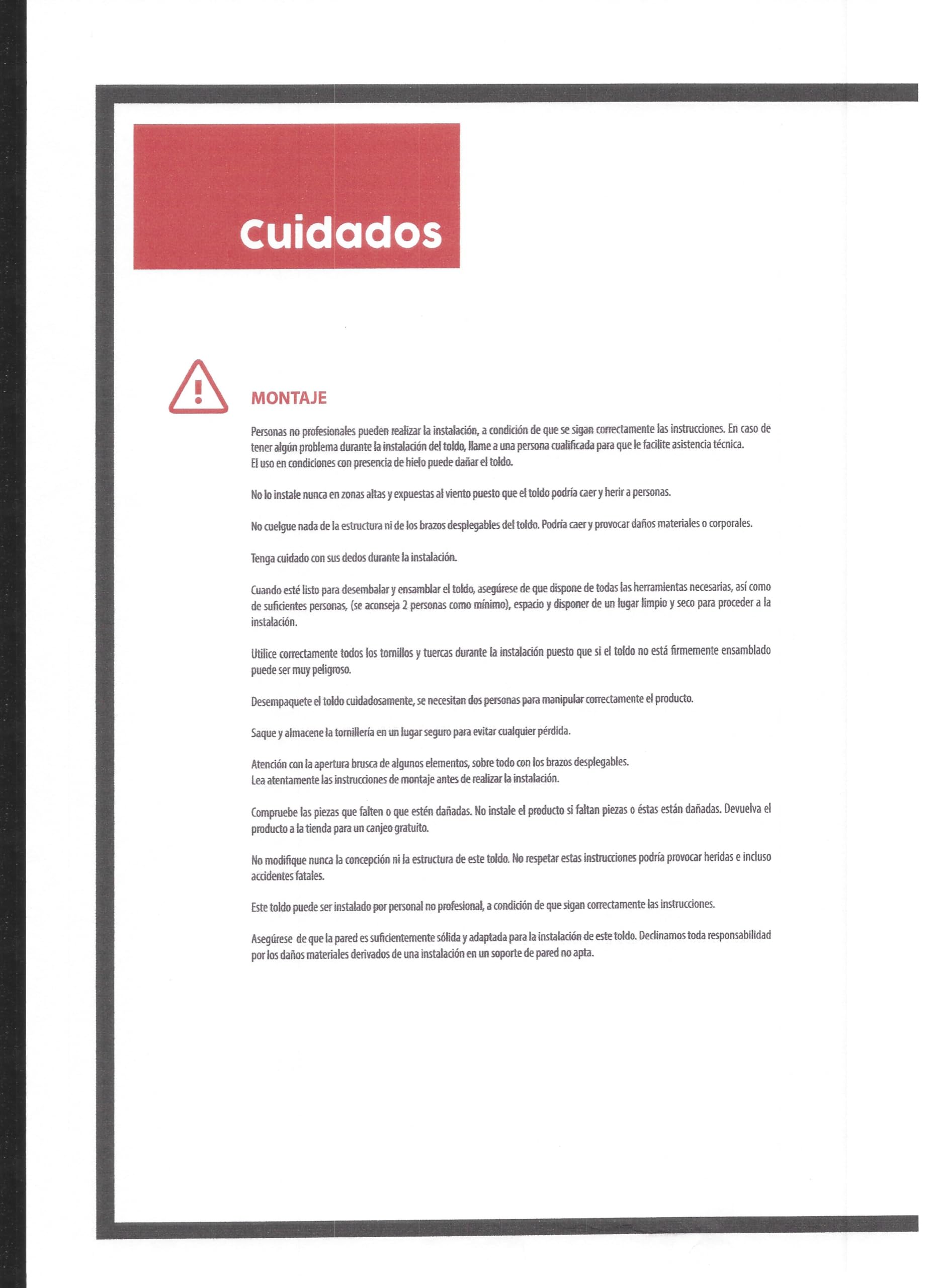 BRAZOS TOLDO BALCON (GRIS)