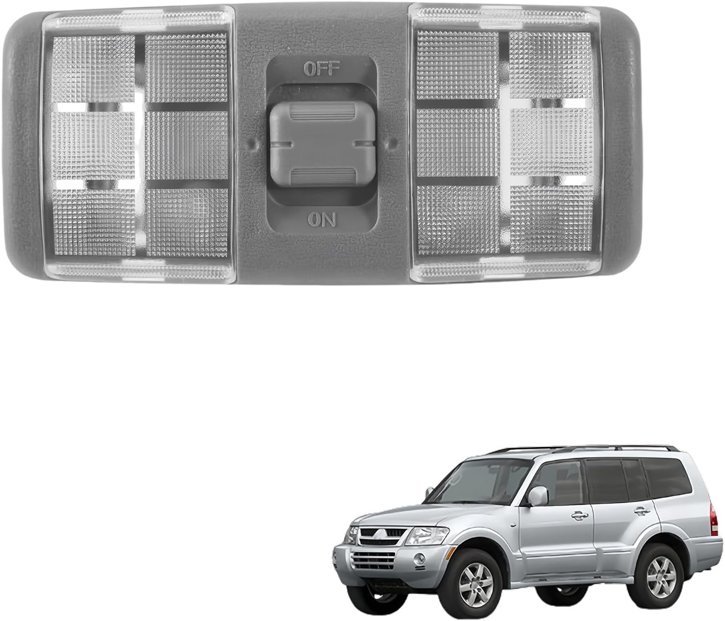 1 Pcs Automotive Overhead Consoles, Compatible with Mitsubishi Pajero Shogun Montero V31 V32 V33 V43 1990-2004, Overhead Console Dome