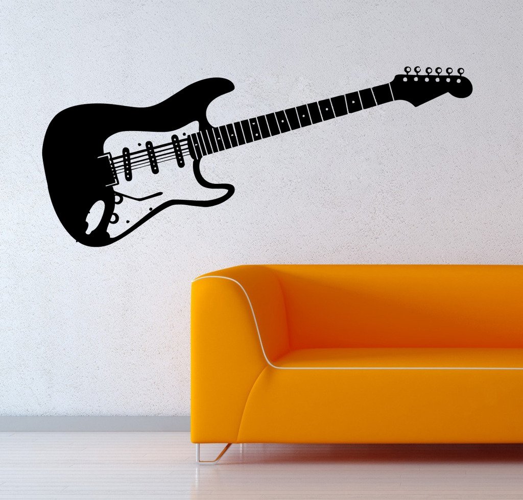 Decor Villa PVC Vinyl Self Adhesive Play Guitar Wall Sticker and Decal (Standard, 109 cm x 45 cm) (B01BIT6K96) Amazon Price History, Amazon Price Tracker