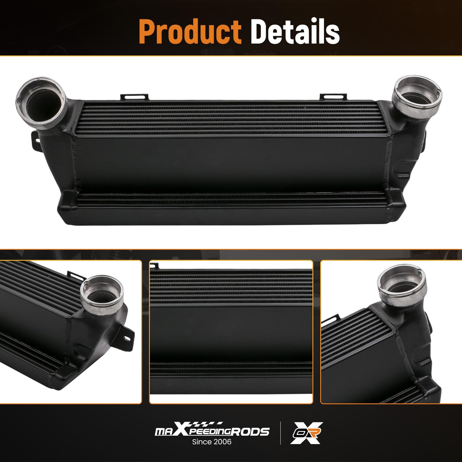 maXpeedingrods Refroidisseur Intermédiaire ; Intercooler pour Série 3 E90 E93 E92 E91 330d 335d | E90 E93 E92 E91 330d 335d Intercooler