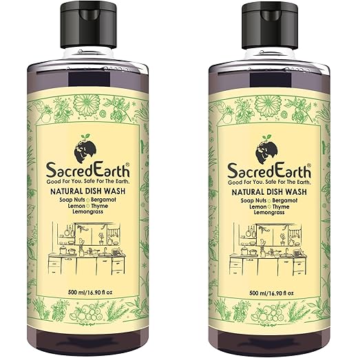 SacredEarth Dish Wash Liquid Lemon 500ml