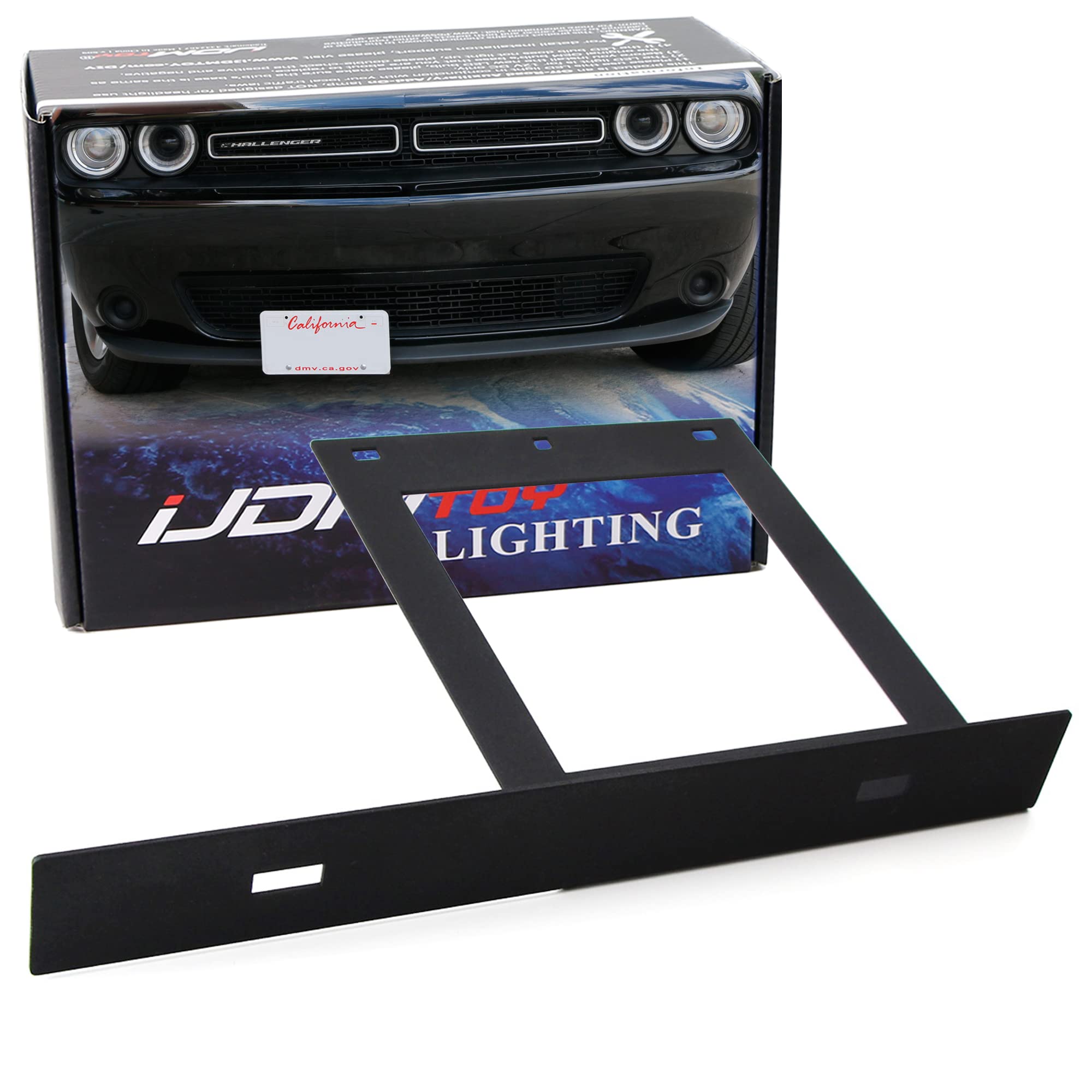 Amazon.co.jp: iJDMTOY ドリル不要 フロントナンバープレート取り付け