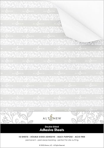Miniatura 4 de Altenew Paquete de papel de enmascarar de ensueño (10juego) y hojas adhesivas de doble cara (10juego), papel de enmascarar sellos, papel adhesivo