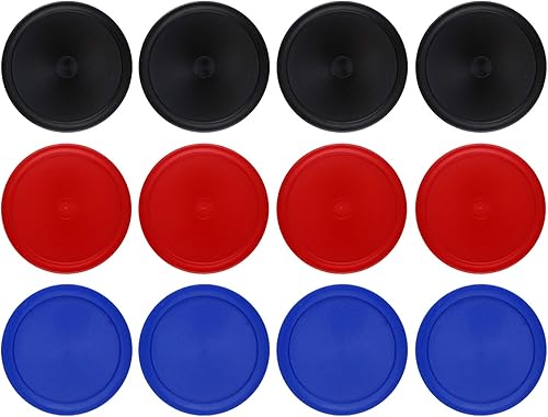 Miniatura 7 de Kasteco - Juego de 12 discos de hockey de aire para mesa de tamaño pequeño