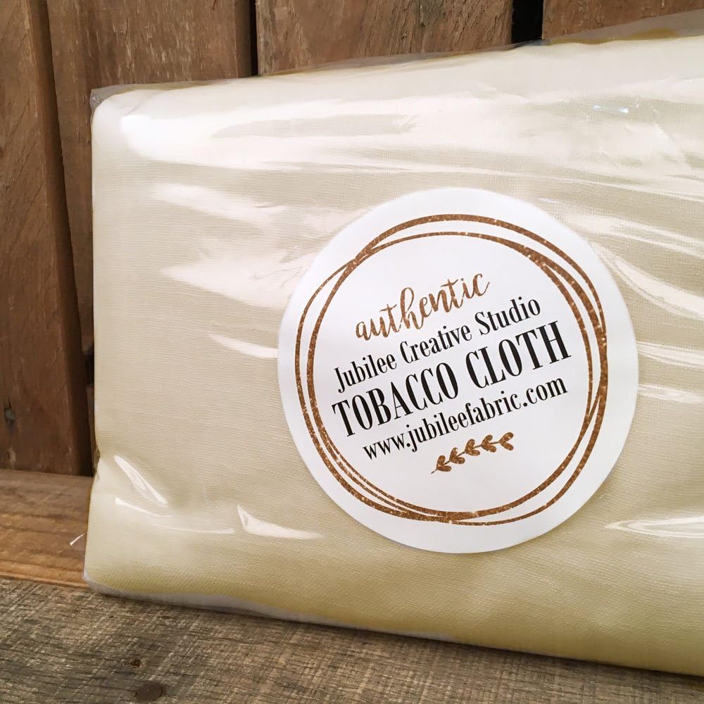 50 Yards Natural Unbleached Tobacco Cloth Natural Cotton Fabric Lightweight for Wedding Decor by JCS