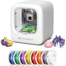 AOSEED AI 3D Printer for Kids, Fast 400mm/s, 8000+ Models, Enclosed Safe