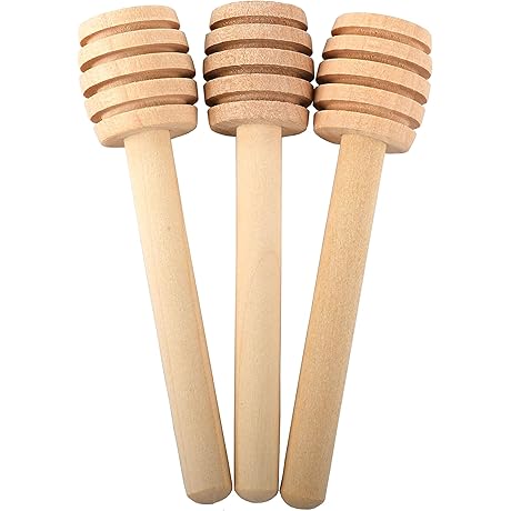Wooden Honey Dipper Stick - A Sweet Way to Enjoy Honey