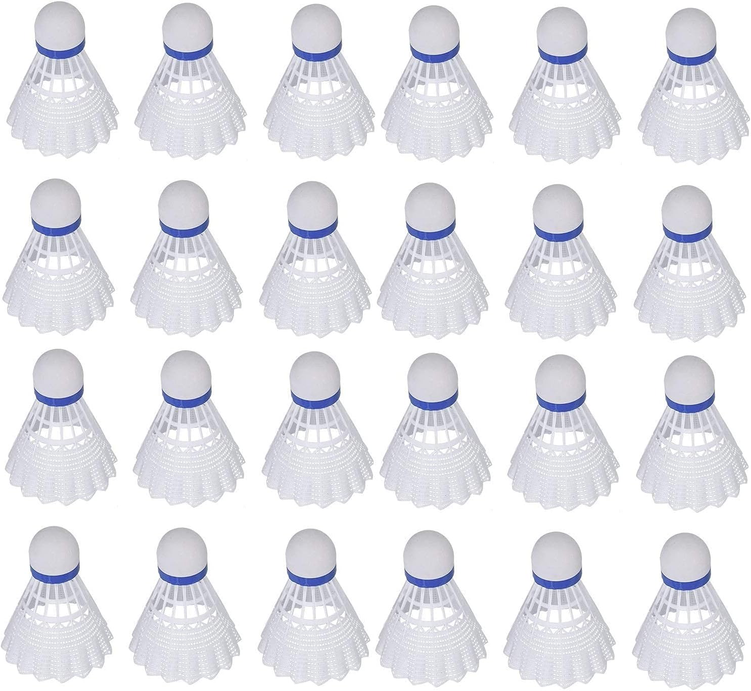 ZZICEN Badminton Birdies Badminton Shuttlecocks Nylon - Pack of 24, High Speed Plastic Badminton Birdie,Training Badminton Shuttlecock for Indoor and Outdoor Sports : Sports & Outdoors