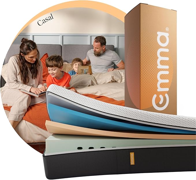Colchão Casal Emma Original - 10 anos de garantia (138X188cm)