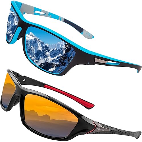 Salfboy Polarize Sports Sunglasses for Men Women Cycling Fishing Sun Glasses Mixed Style UV Protection Sunglasses