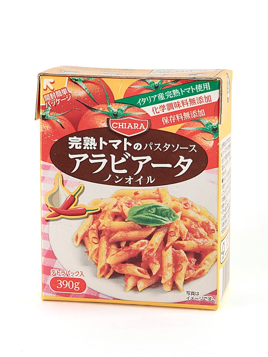 Amazon.co.jp: キアーラ パスタソース アラビアータ ノンオイル 390g