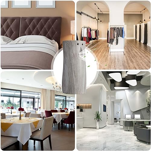 Miniatura 6 de Maxcheck 4 unidades de ambientador automático en aerosol de 3 x 7.5 pulgadas, ambientador automático con control remoto para interiores, aeropuerto,