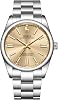 BUREI Watch Men's Silver Watches Men's Analogue Quartz Watch with Stainless Steel Strap for Men's Watch Elegant Classic