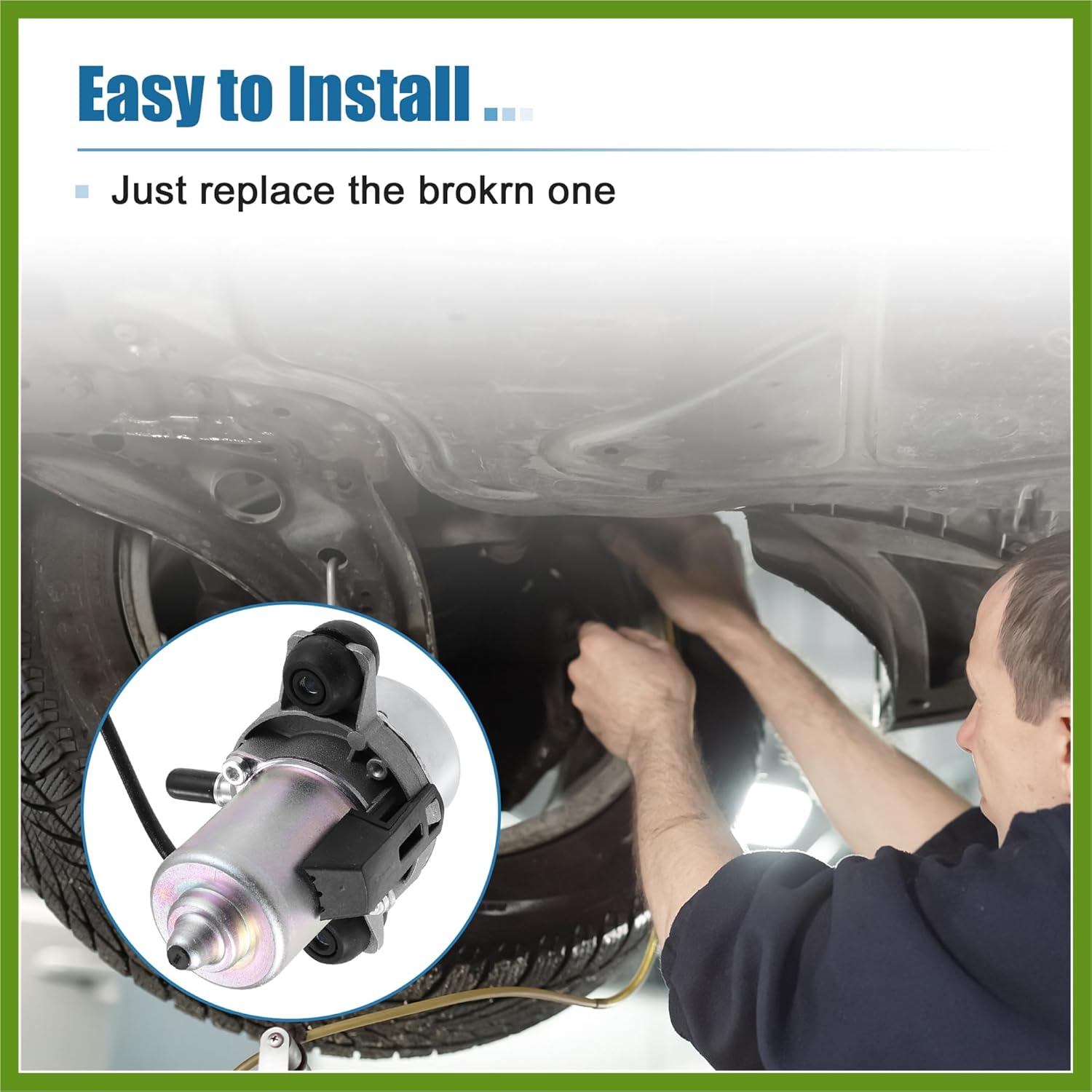 Brake Vacuum Pump for Chevrolet Cruze Impala Malibu for Cadillac CTS for Buick for Volvo Brake Booster Auxiliary Pump Assembly 20804130 20939309 Replace Parts Vehicle Components