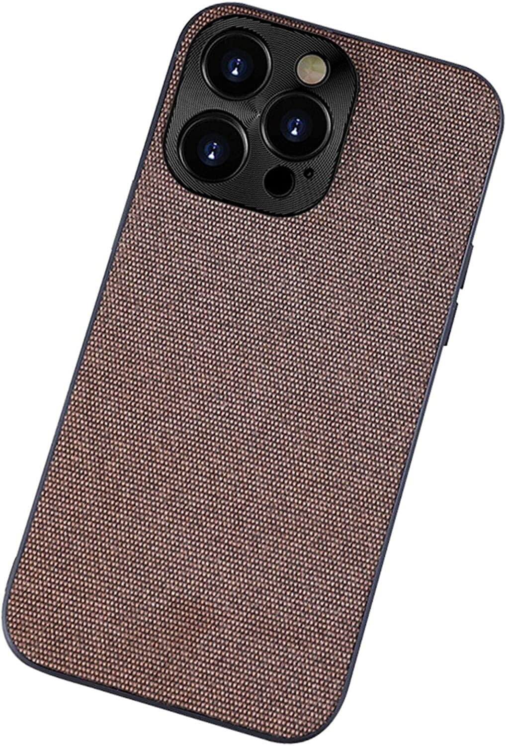 Coque iPhone 14 antichoc en silicone marron et polycarbonate rigide - 8