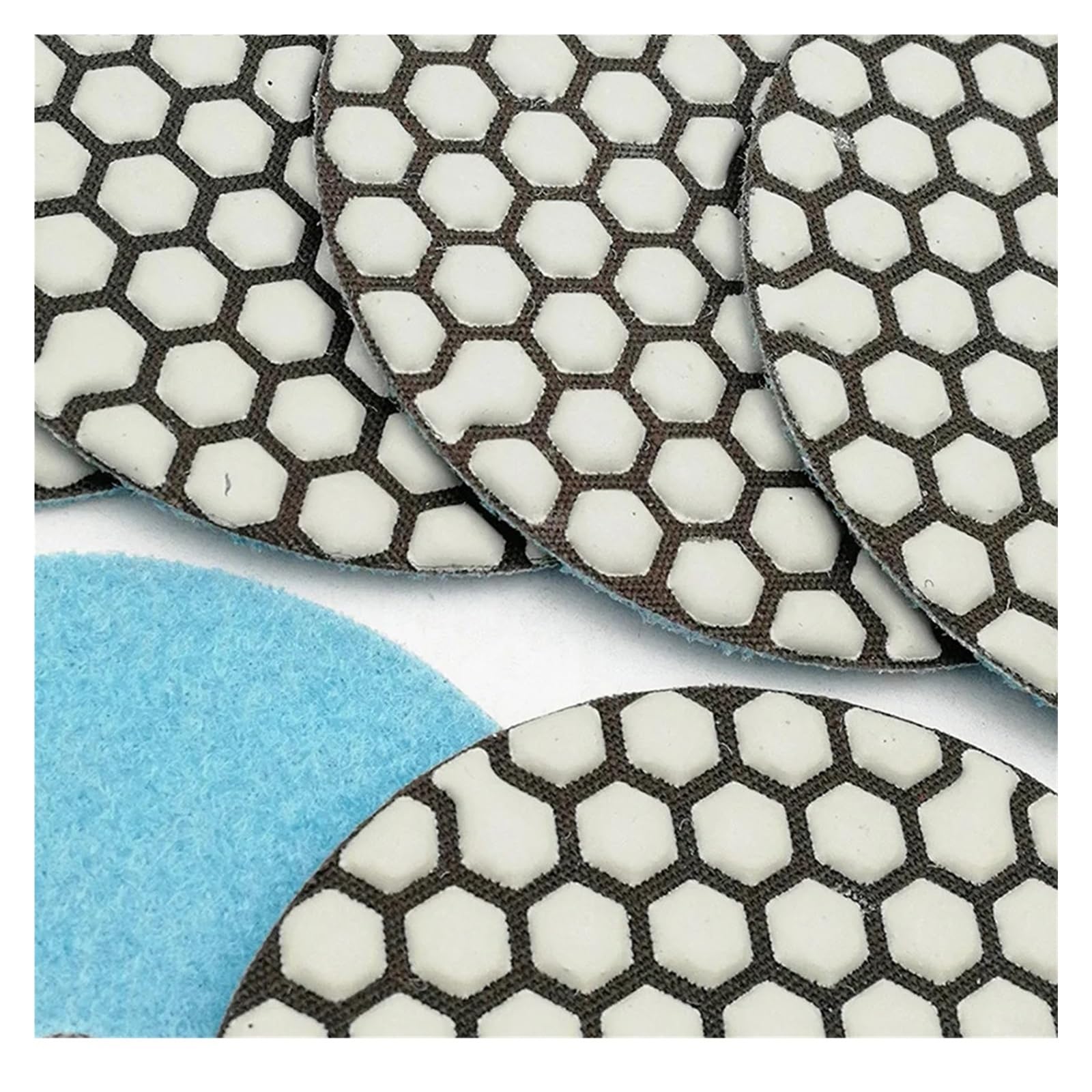 6 uds 4 "/100mm Grit1500 almohadilla de pulido en seco Flexible de diamante disco de lijado de cerámica de granito de mármol pulidor de unión de resina