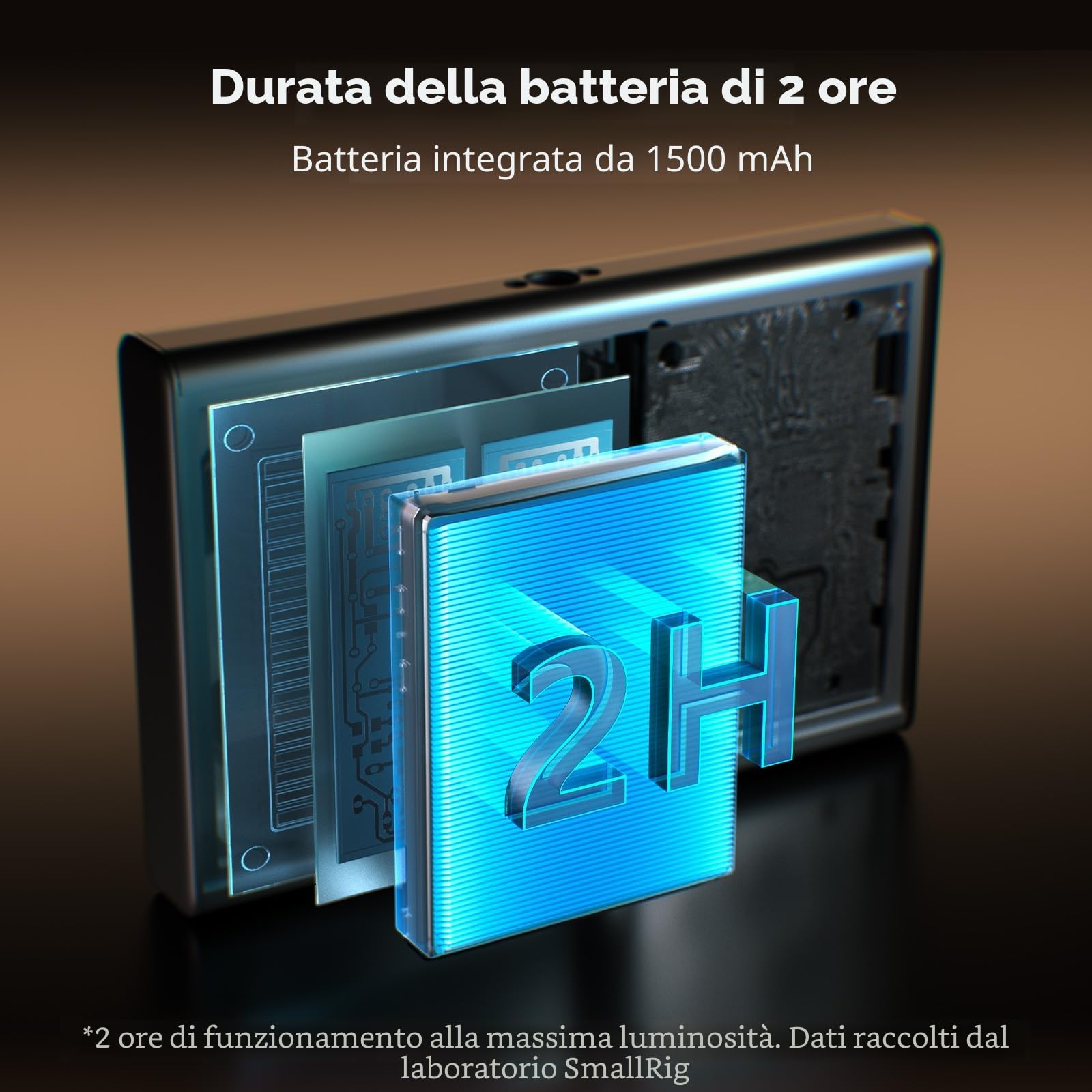 SMALLRIG Schermo per monitor per telefono con controllo wireless, registrazione wireless 1080P (supporto 4K 30 fps), monitor video con attacco a slitta, per iPhone e Android con MagSafe - 4850B