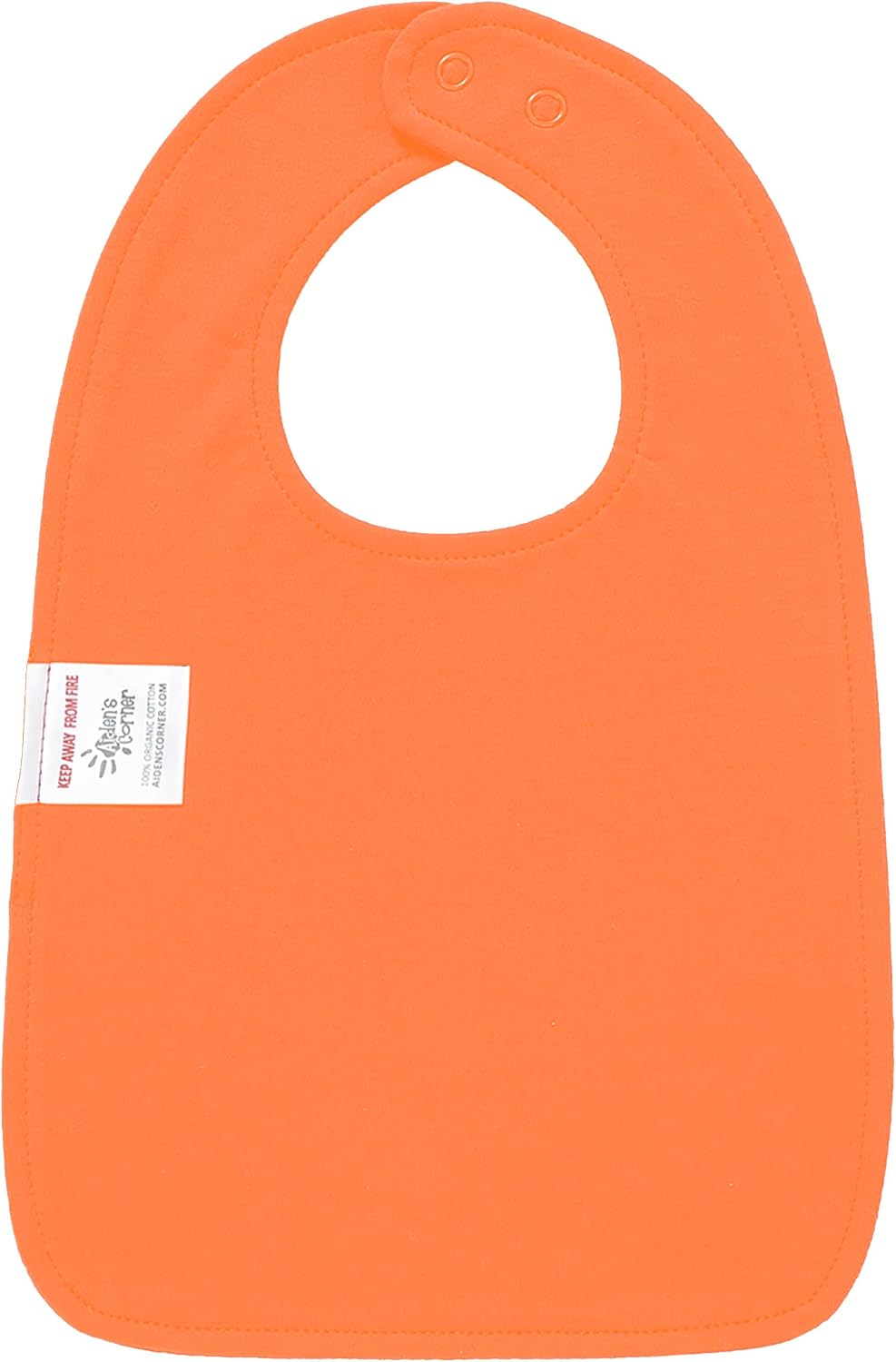 Aiden's Corner Cute Handmade Baby Holiday My 1st Halloween Orange Pumpkin Bibs