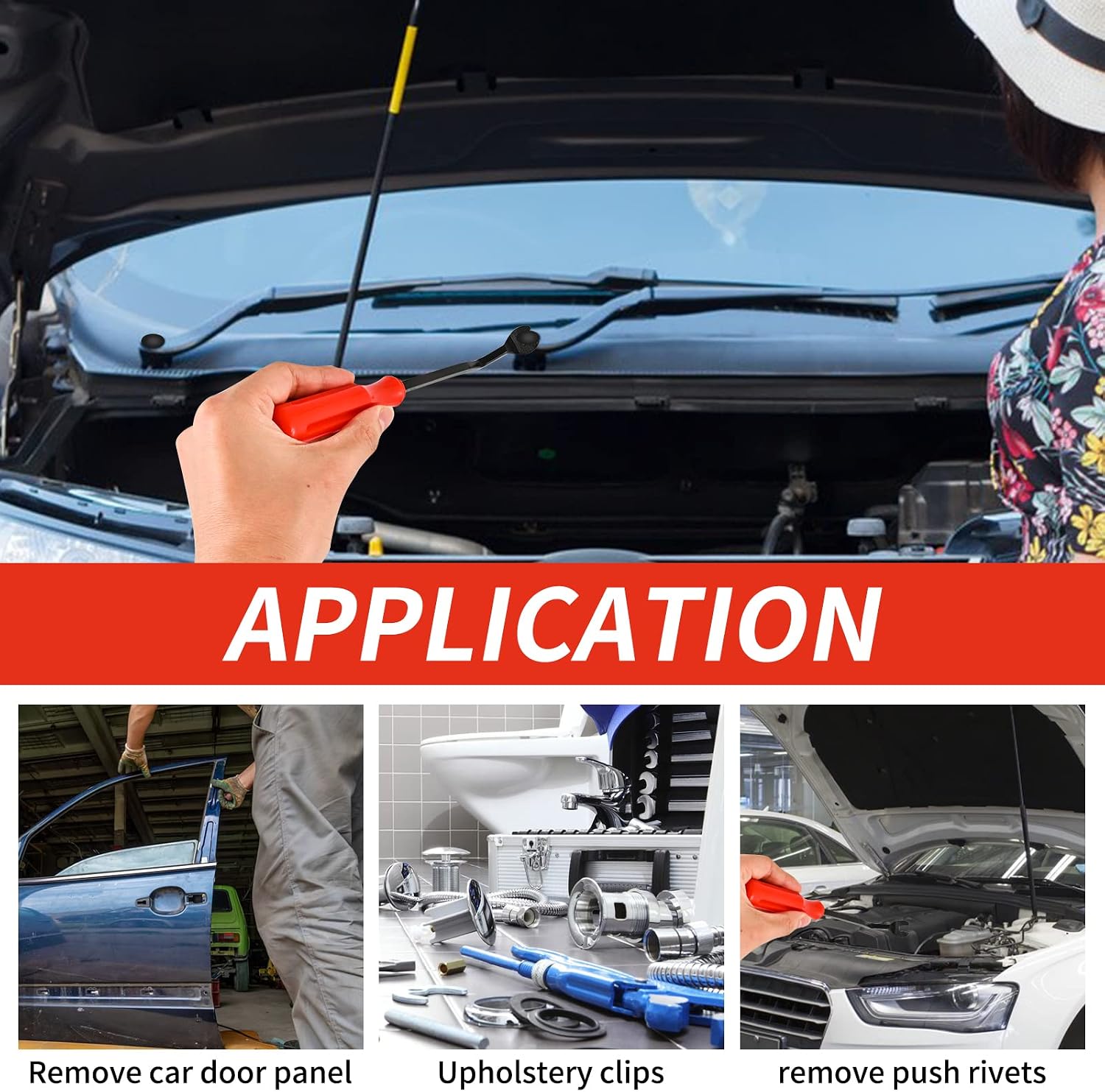 Nylon Bumper Shield Retainer 147PCS Car Retainers Clips Universal Auto Body Shield Retainer Fastener Clip Assortment