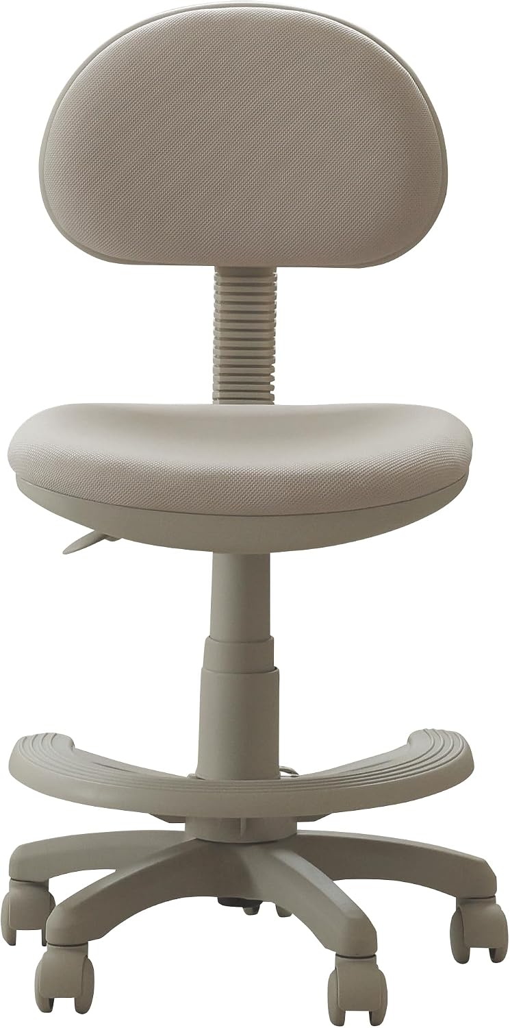 Sekikagu 430396 Skip Study Chair, Fabric, Beige