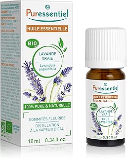 Puressentiel - Aceite esencial de Lavanda Verdadera, Bio, puro y de origen natural, AEBBD, 10 ml