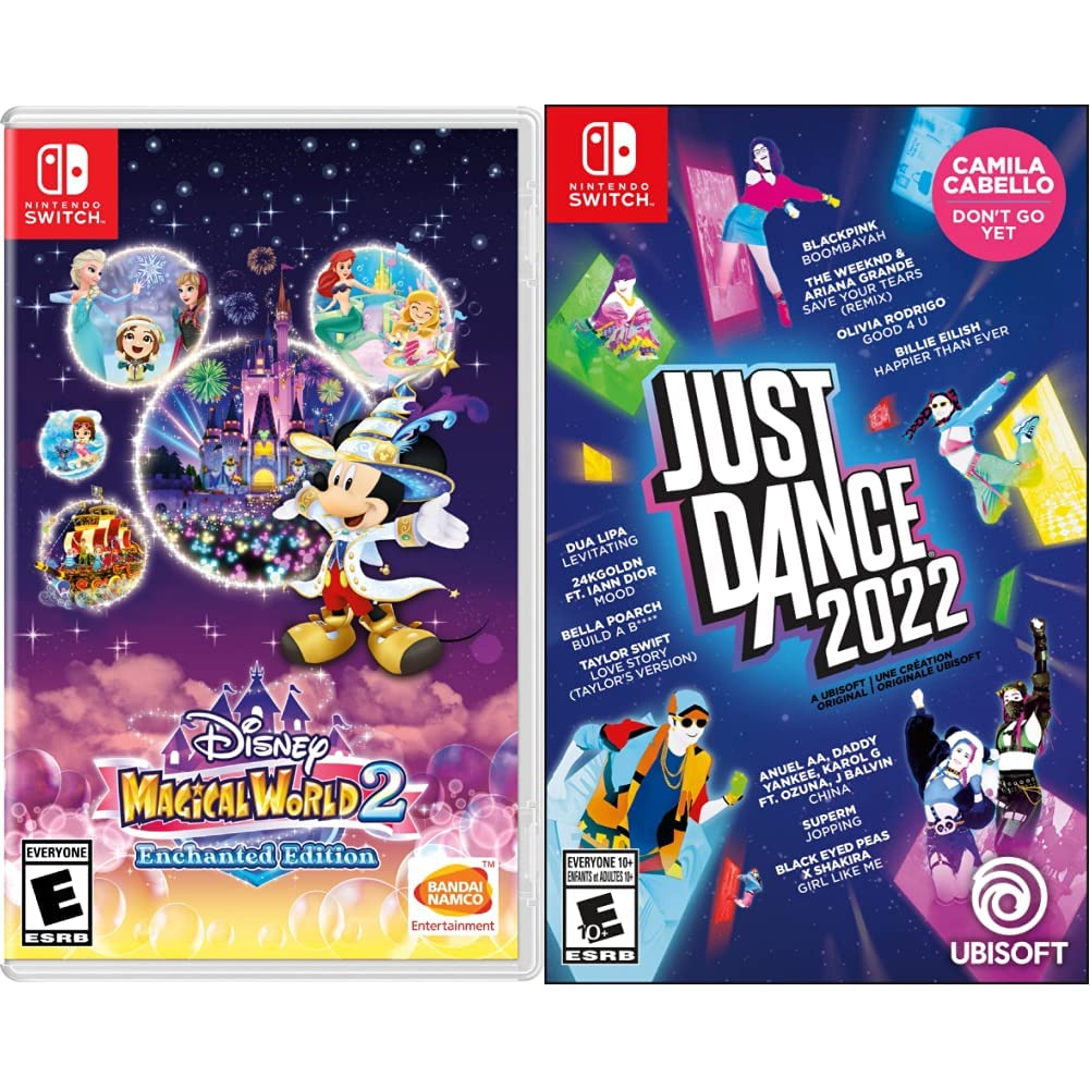 Disney Magical World 2: Enchanted Edition - Nintendo Switch and Just Dance 2022 - Nintendo Switch Bundle