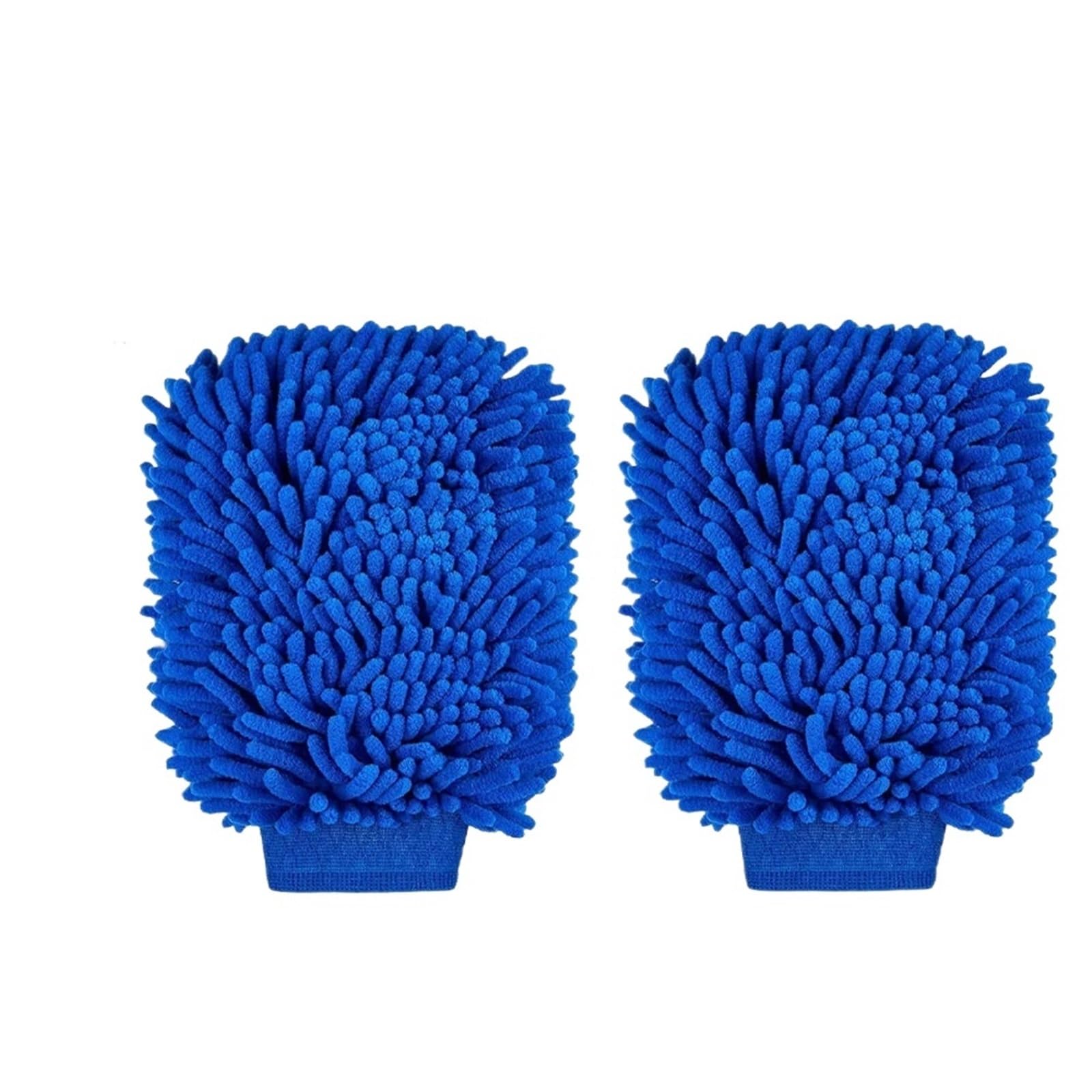 WWYYZAYC Microfiber Car Wash Mitt Double Sided Chenille Auto Gloves Ultra Absorbent Sponge Cleaning