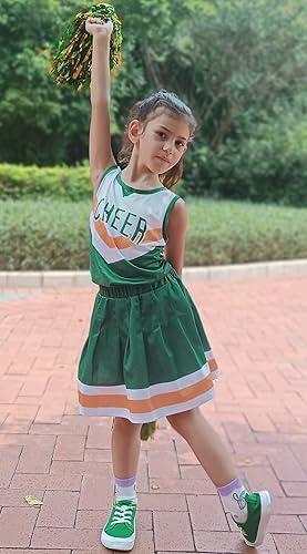 Miniatura 3 de KAKALVER cheerleader costume for girls cheerleader outfit for Halloween Dress Up Cheerleader Gifts
