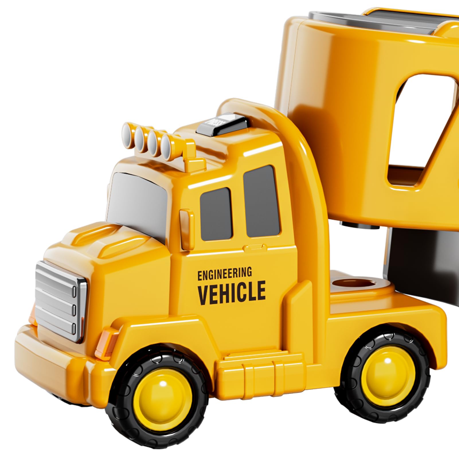 ミニカー 黄色トラック 6輪 Amazon.co.jp: Bennol 6 in 1 トラック 車 おもちゃ イエロー : おもちゃ