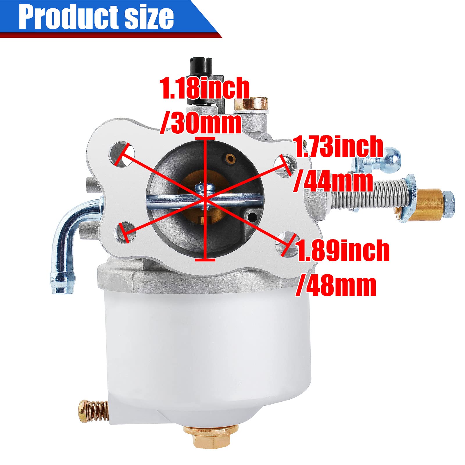 Yingshop Carburatore 26645G01 26645G03 26645G04 26725G01 con pompa carburante EZGO Golf Cart 295cc Gas 4 tempi Motore TXT Medalist Marathon Freedom ST 26726G01 72840G01 603901 720202 1-G01 -