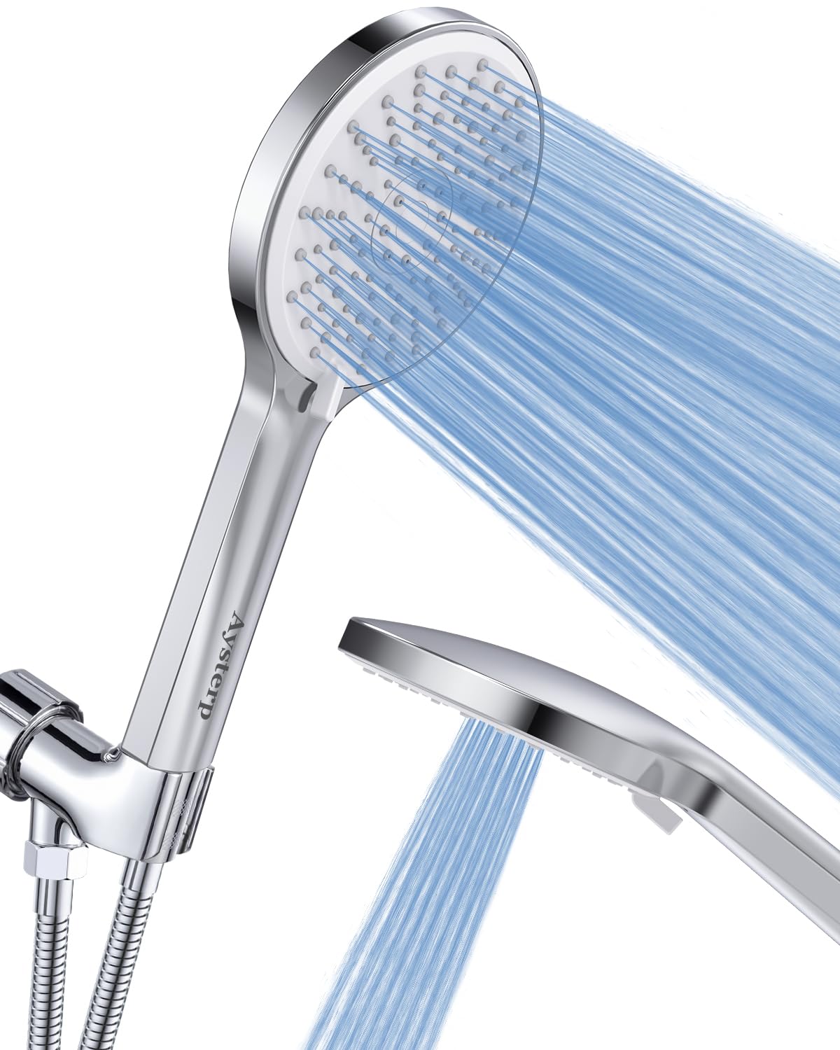 Shower Head with Handheld, High Pressure 5 Spray Mode Shower Head with ...