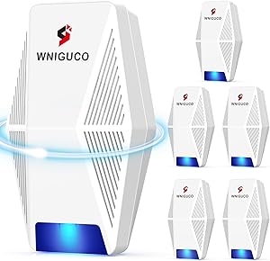 Pest Control Repeller, Electronic Plug in Pest Control Indoor for Bug and Rodent Mice Insects Ant Mosquito Spider Roach (6 Pack)
